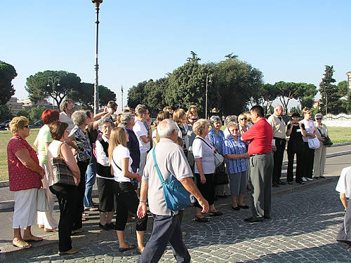 Hodočasnici u razledavanju Rima